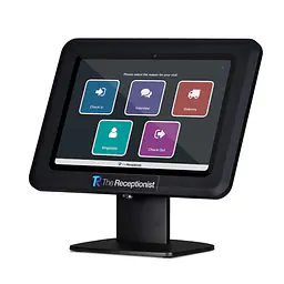 Black Desk Stand with iPad - Master