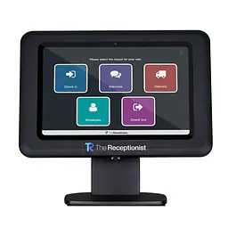 Black Desk Stand with iPad - Master