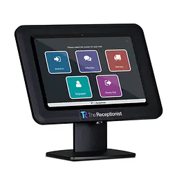 Black Desk Stand with iPad - Master